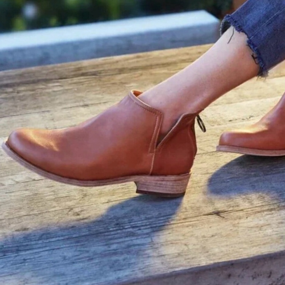Beek Falcon Booties in Cognac - Picture 4 of 9
